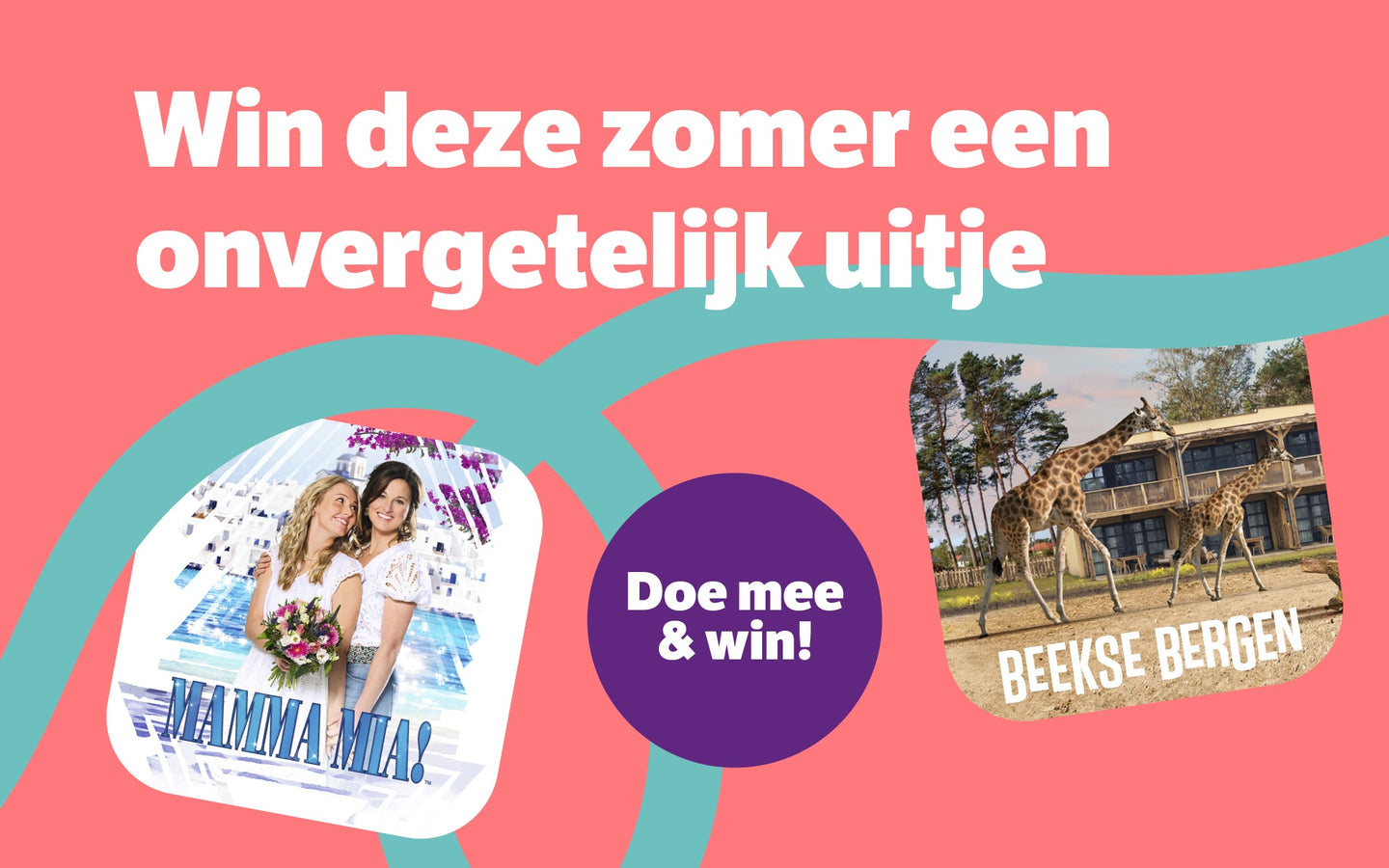 Win 4 tickets én een overnachting voor Beekse Bergen of Mamma Mia! - afbeelding 1