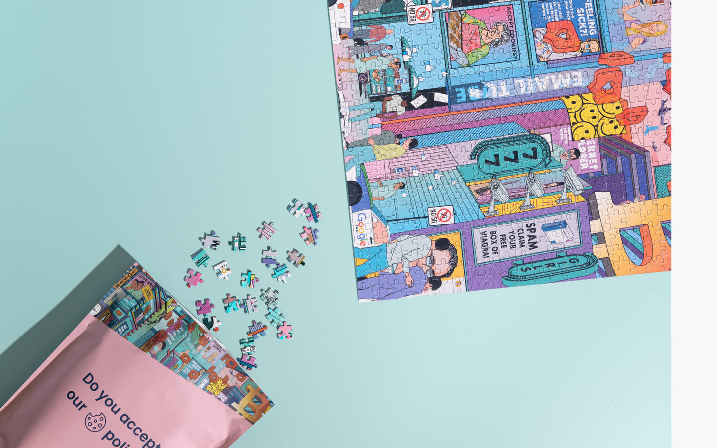 Puzzle in a bag - De Internet puzzel - afbeelding 5