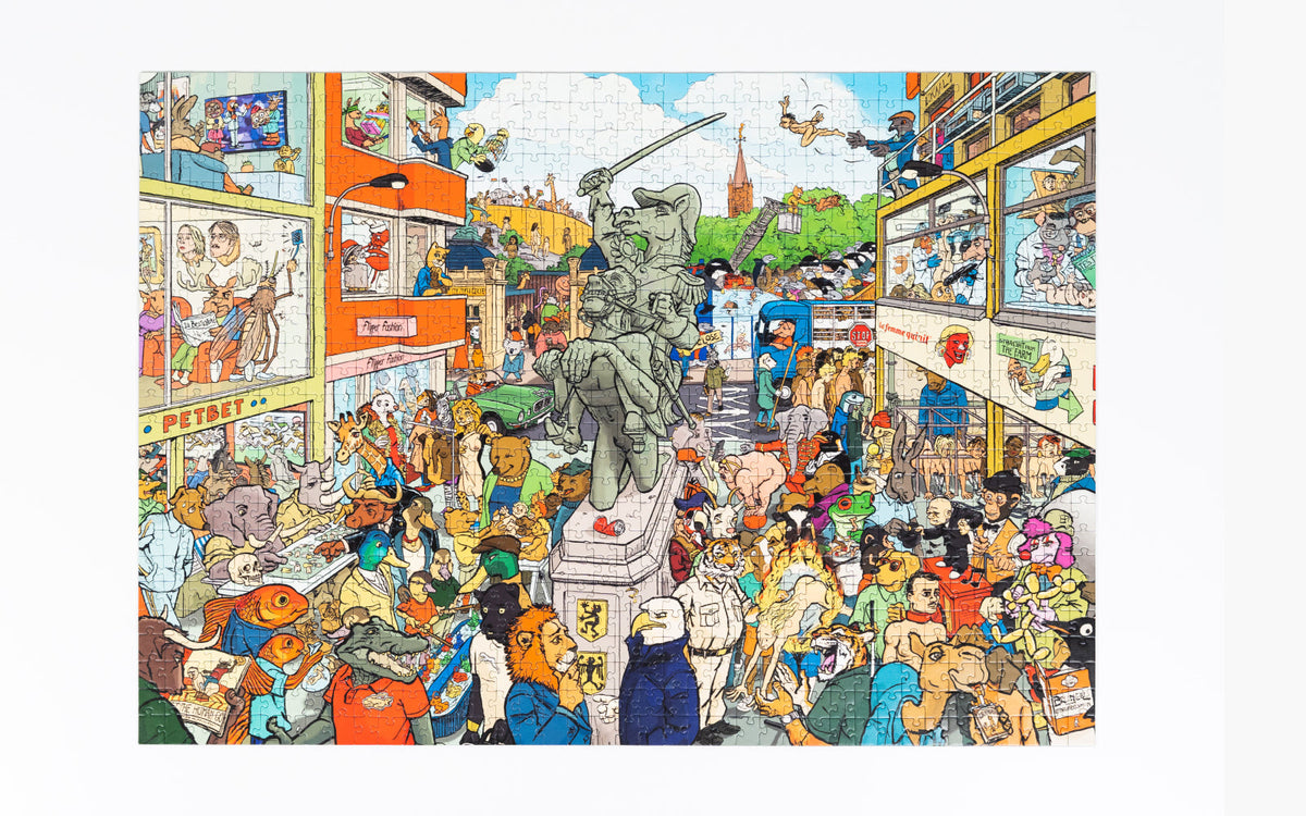 Puzzle in a bag - Animals vs Humans puzzel - afbeelding 2