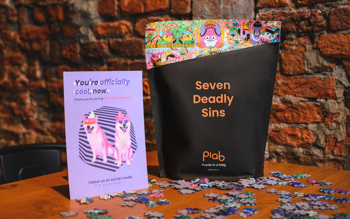 Puzzle in a bag - De Zeven Hoofdzonden puzzel - afbeelding 5